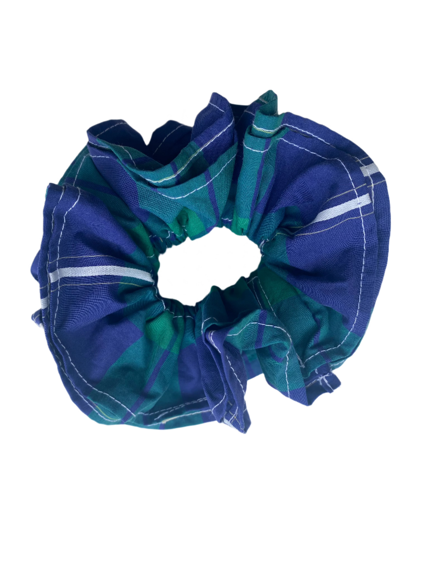 Tartan scrunchie