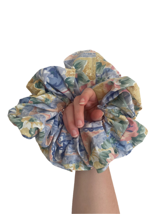 Vintage Floral Scrunchie XL