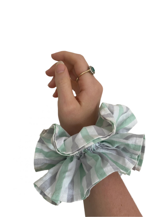 Candy stripe scrunchie