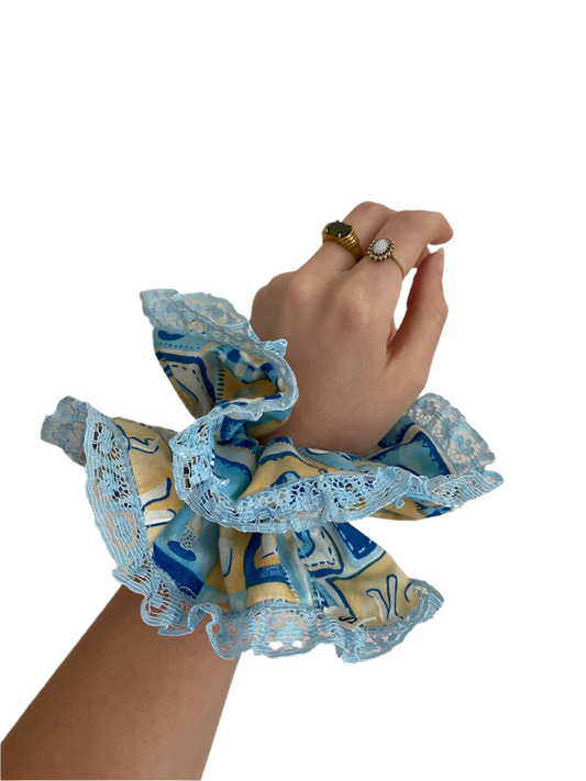 Kitchen Print Scrunchie