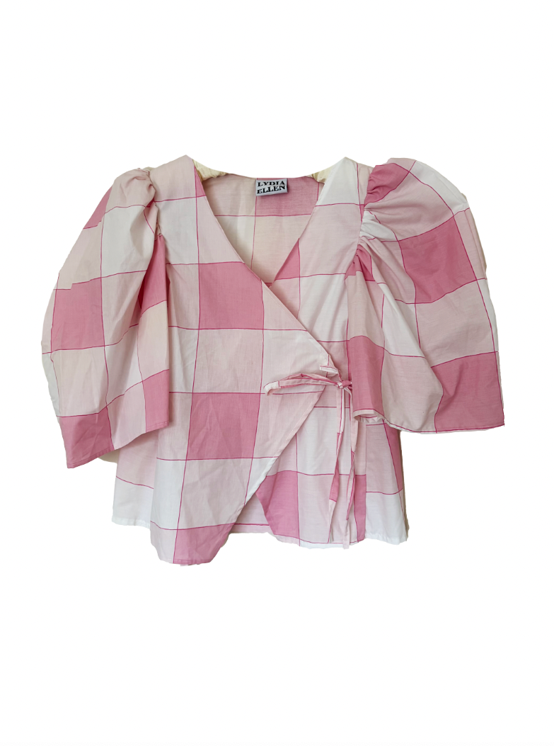 Poppy fitted cross over blouse