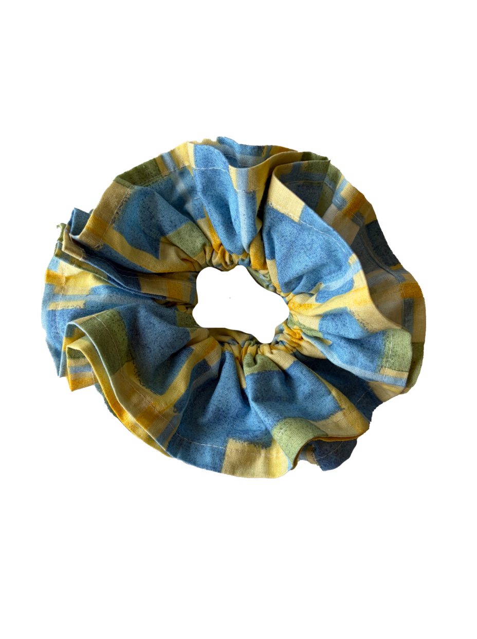 Check Pattern Scrunchie