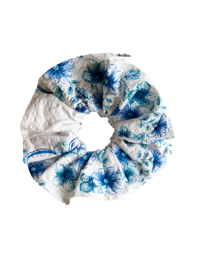 Vintage floral Scrunchie